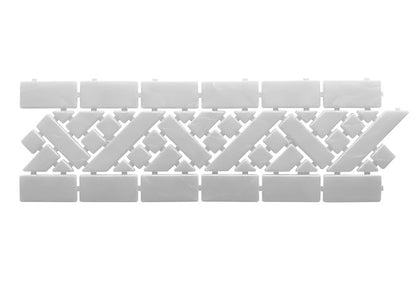 Guarda Angosta Blanco Perlado