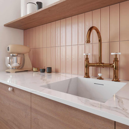 Iceland Satin Salmon Claro(3102) Brillante 7,7 X 30,5 - Acuelera ( X M2) - 1era