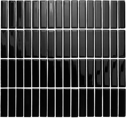 Strip Dyna Negro Oscuro Brillante 26,8 X 28,8 (Pz.1,65X6,6) - Acuelera ( X PIEZA) - 1era