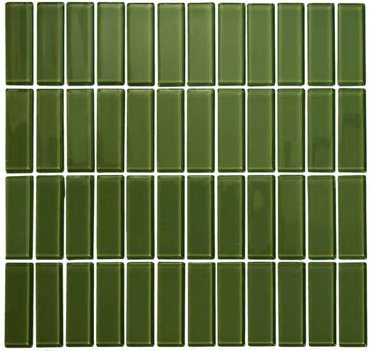 Strip Royal Verde Olivo Brillante 26,6 X 27,8 (Pz.2,2X6,6) - Acuelera ( X PIEZA) - 1era