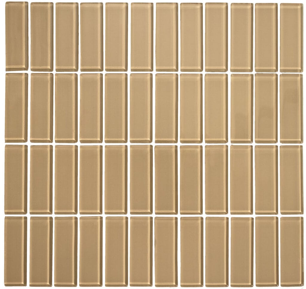 Strip Royal Beige Tostado Brillante 26,6 X 27,8 (Pz.2,2X6,6) - Acuelera ( X PIEZA) - 1era