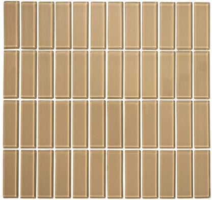 Strip Royal Beige Tostado Brillante 26,6 X 27,8 (Pz.2,2X6,6) - Acuelera ( X PIEZA) - 1era