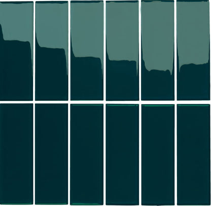 Brick Strip Tayi Artico Brillante 26,5 X 27,5 (Pz.4,4X13,2) - Acuelera ( X PIEZA) - 1era