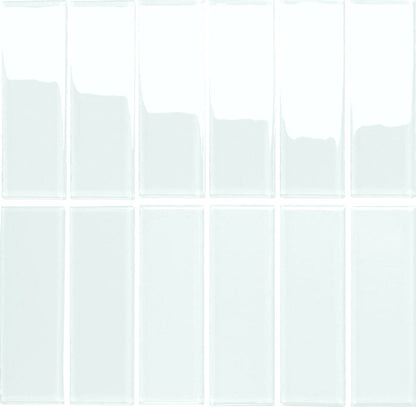 Brick Strip Tayi Ultrablanco Brillante 26,5 X 27,5 (Pz.4,4X13,2) - Acuelera ( X PIEZA) - 1era