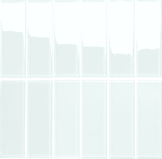 Brick Strip Tayi Ultrablanco Brillante 26,5 X 27,5 (Pz.4,4X13,2) - Acuelera ( X PIEZA) - 1era