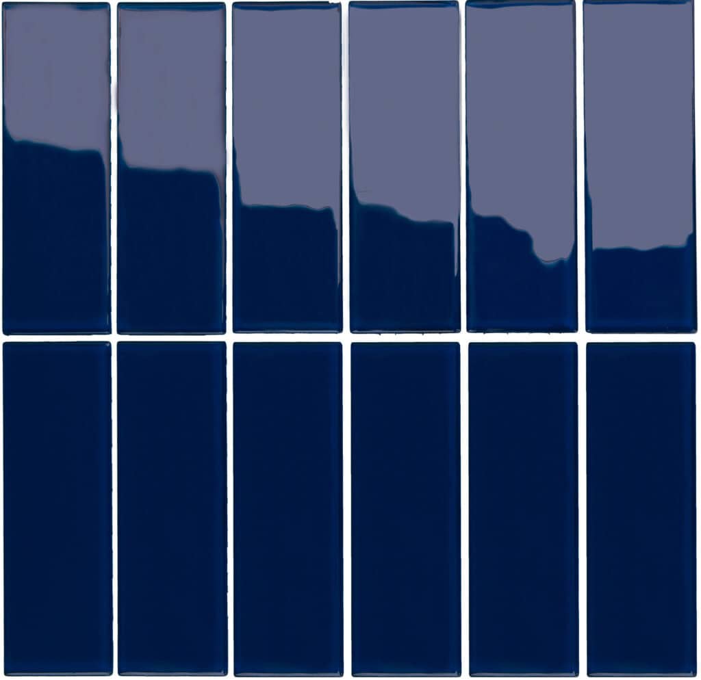 Brick Strip Tayi Ultramar Azul Brillante 26,5 X 27,5 (Pz.4,4X13,2) - Acuelera ( X PIEZA) - 1era