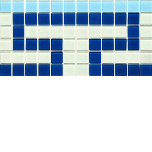 Guarda Greca Celeste Azul Brillante 14 X 28,5 - Acuelera ( X PIEZA) - 1era