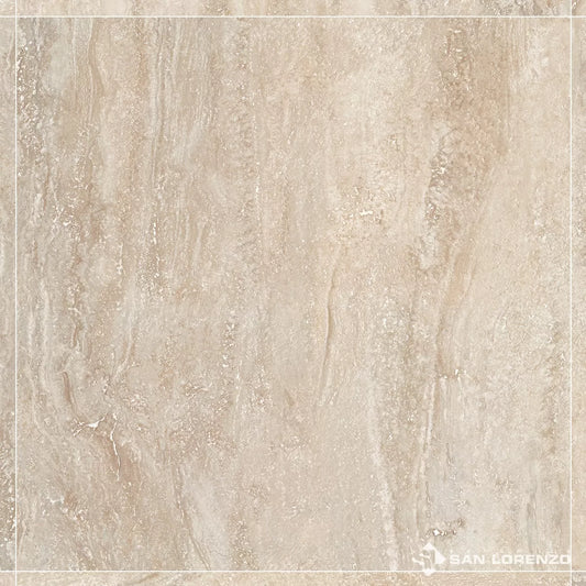 Marmol Travertino Crema - 57.7x57.7 - Porcelanato - San Lorenzo - 1era (m2)