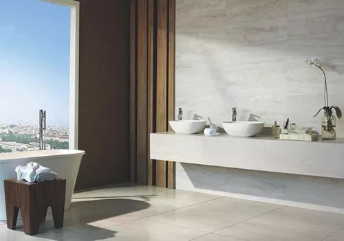 Muro Travertino MarfilBrillante - 31x53 - Ceramica Lourdes - 1era (m2)