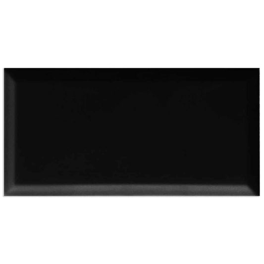 Subway New York Negro Brillante 7,5 X 15 - Acuelera ( X M2) - 1era
