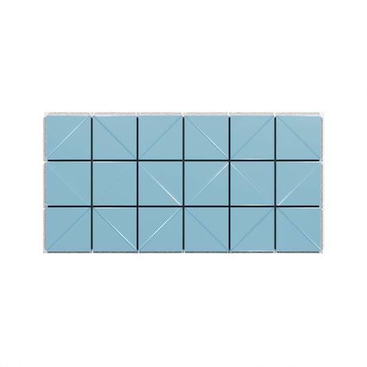 Palermo Bisel Celeste Mate - 1era