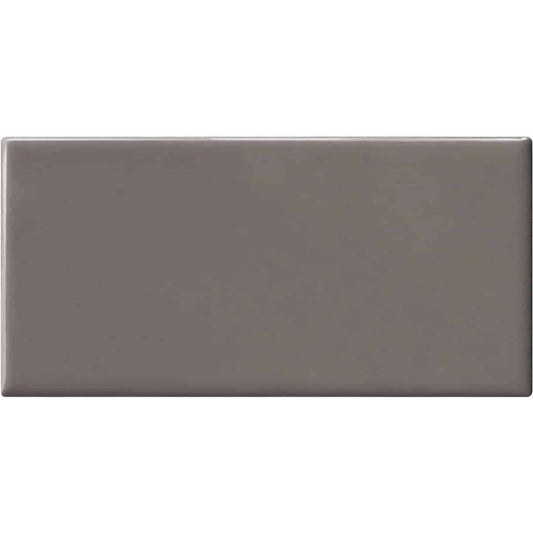 Subway Liso Gris Oscuro Brillante 7,5 X 15 - Acuelera ( X M2) - 1era