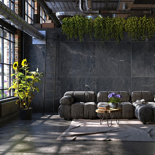 Estrato Black - Vite Porcellanato - (m2)