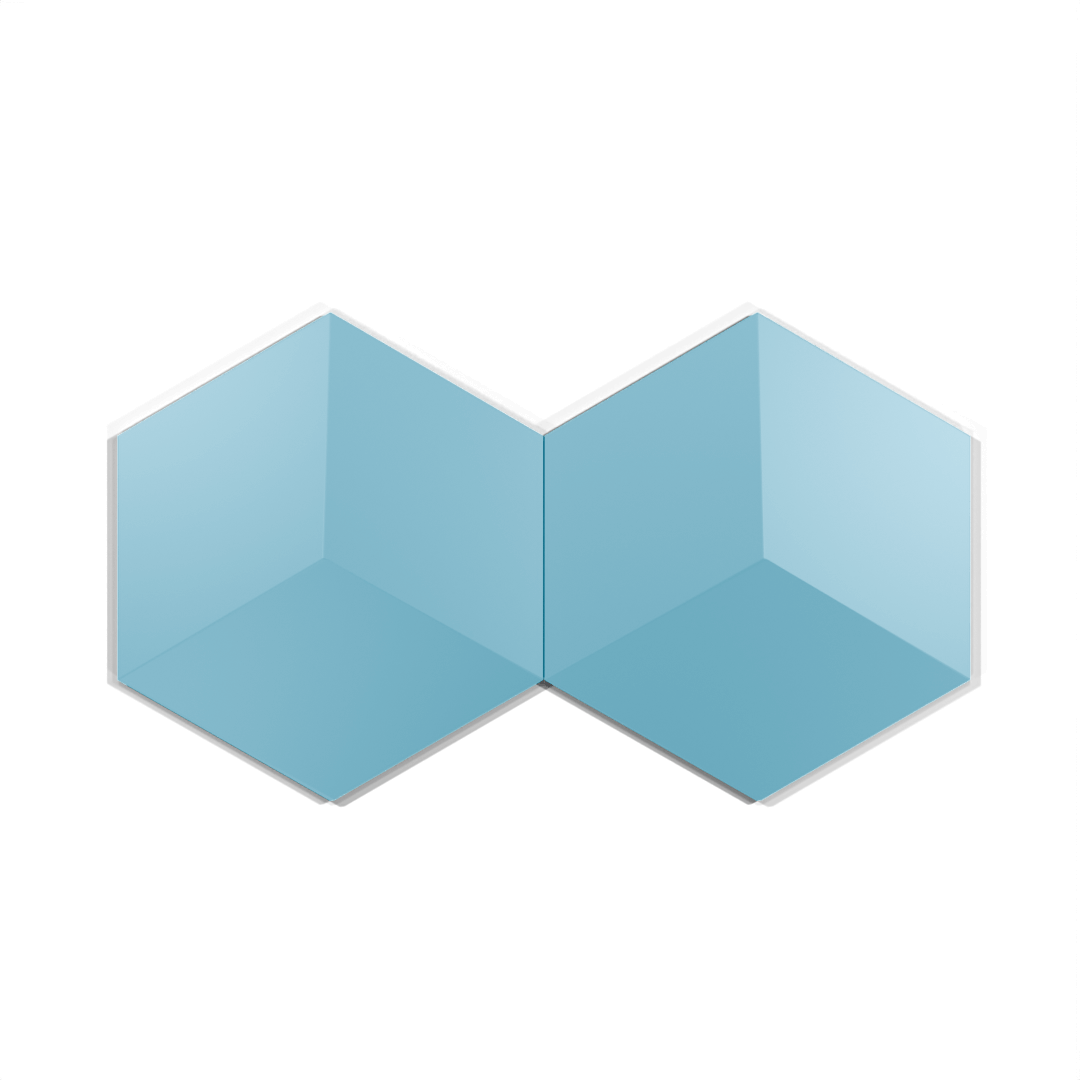 Pisa Biselada Celeste Mate - 1era
