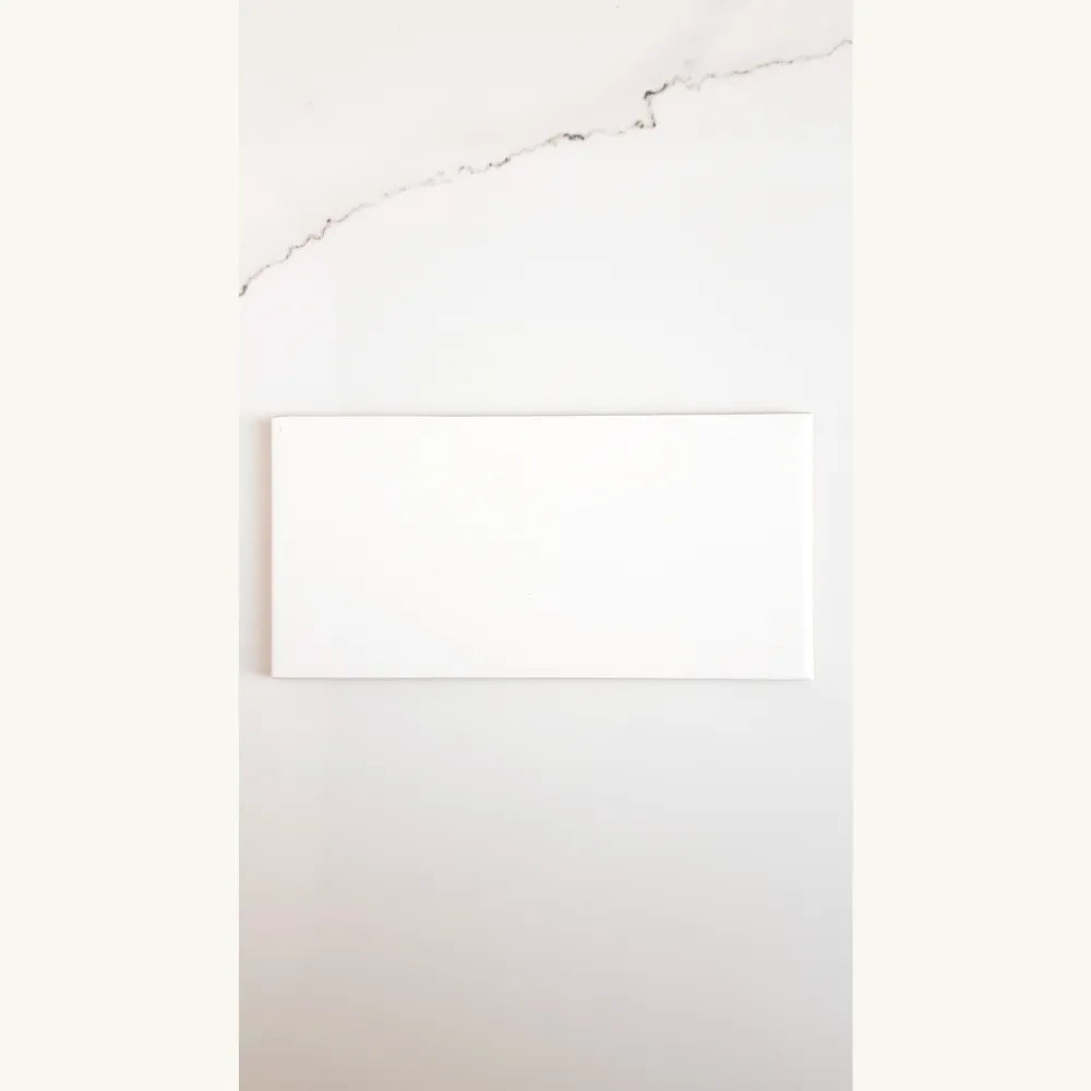 Subway Liso Blanco Mate / Satinado 7,5 X 15 - Acuelera ( X M2) - 1era