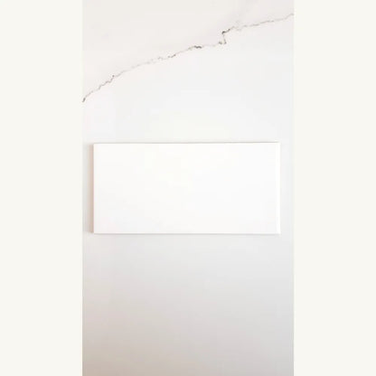 Subway Liso Blanco Mate / Satinado 7,5 X 15 - Acuelera ( X M2) - 1era