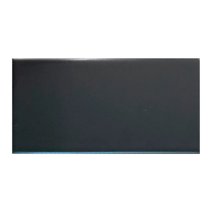 Subway Liso Negro Mate / Satinado 7,5 X 15 - Acuelera ( X M2) - 1era