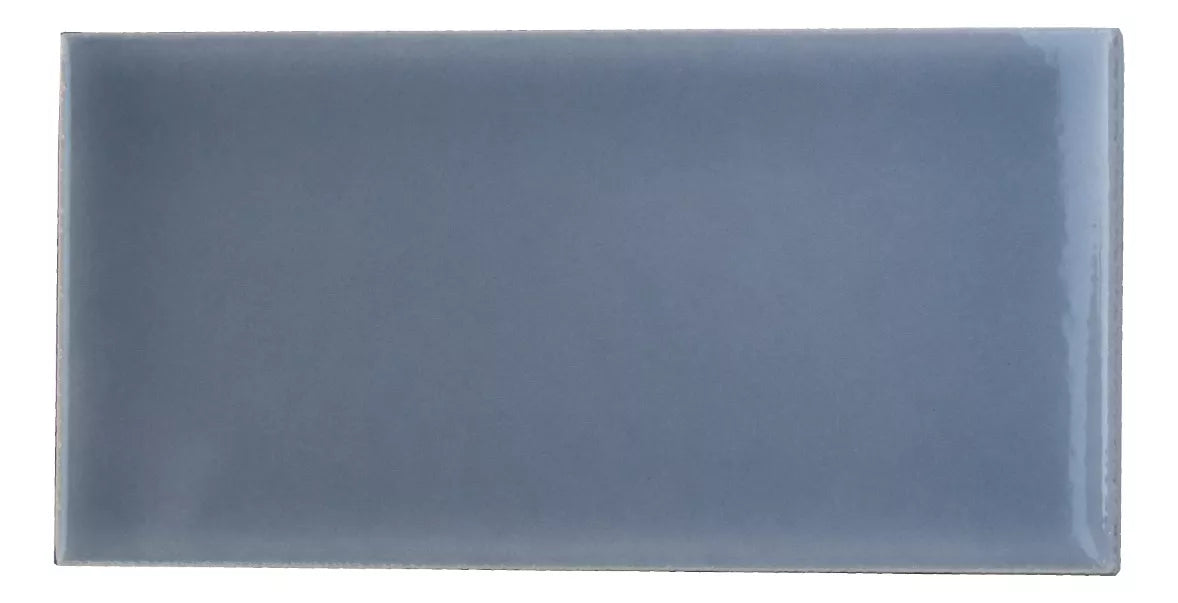 Subway Destonalizado Liso Gris Brillante 7,5 X 15 - Acuelera ( X M2) - 1era