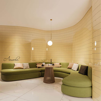 Brick Strip Tayi Beige Tostado Brillante 26,5 X 27,5 (Pz.4,4X13,2) - Acuelera ( X PIEZA) - 1era