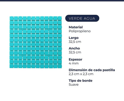 Venecita Clasica Verde Agua x m2