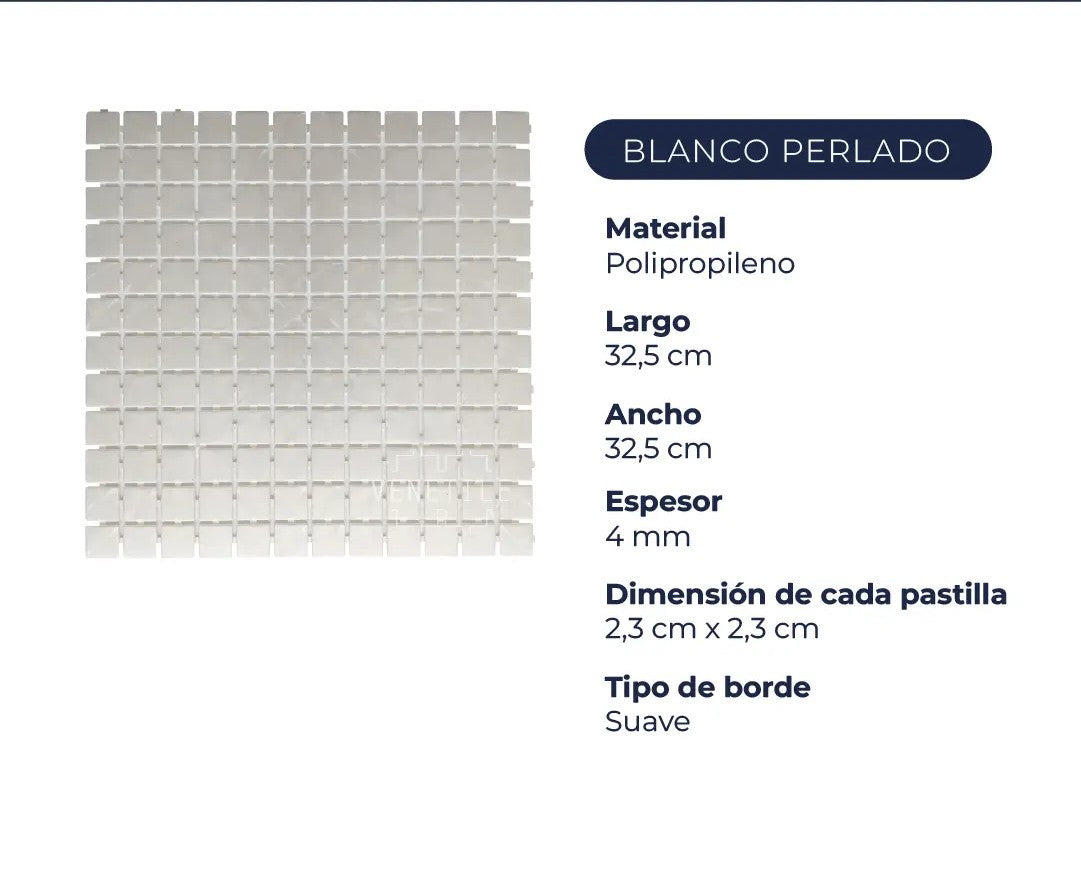 Venecita Premiun Blanco Perlado x m2