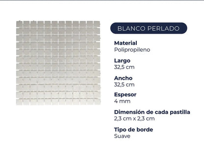 Venecita Premiun Blanco Perlado x m2