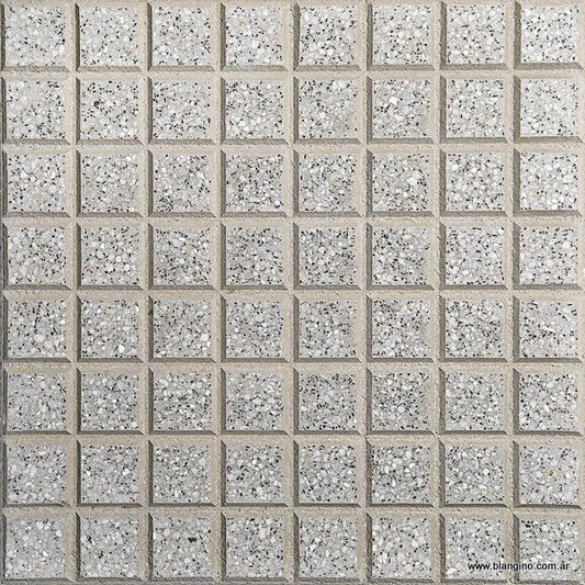 Adoquin Recto 64 Panes - Gris Claro - Granitica - 1era (m2)