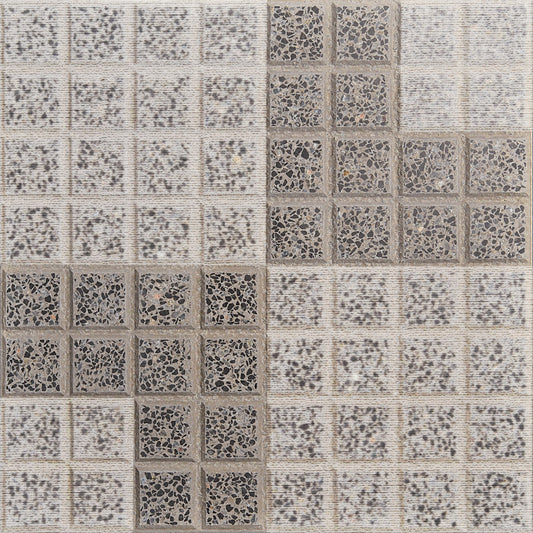 Double L Lead Gray 64 Panes - Granulated Tile - 1st (m2) 