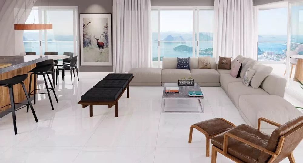 Porcelanato Lumina Wh Pol 100 X 100 Rect. - Acuelera ( X M2) - 1era