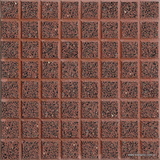 Adoquin Recto 64 Panes - Rojo Dragon - Granitica - 1era (m2)