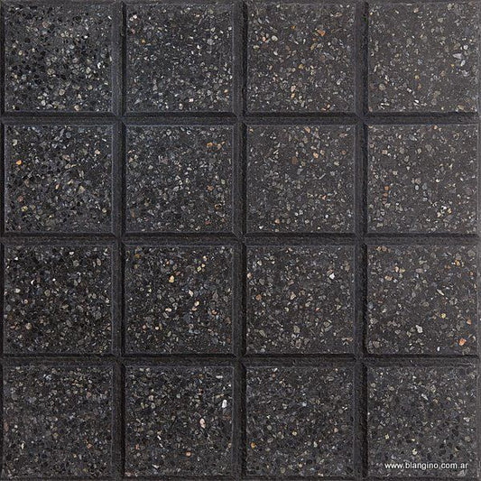 Straight Paving Stone 16 Panes - Alps Green / Black - Granitic - 1st (m2) 
